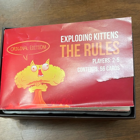 Exploding Kittens Original Edition Card Game - Red - Picture 6 of 6